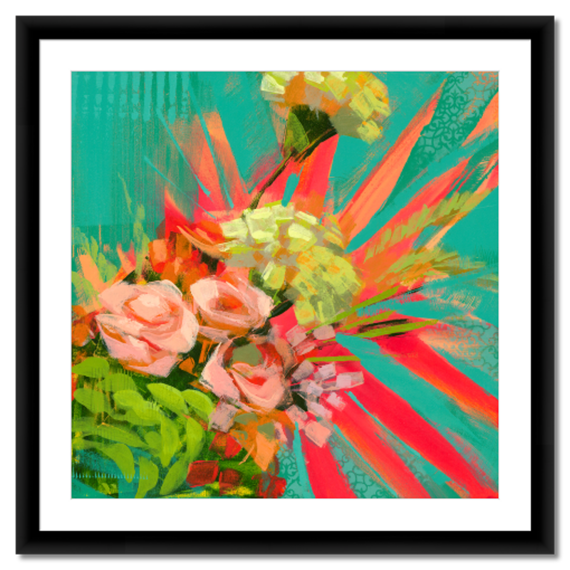 Preview of paper print with black frame