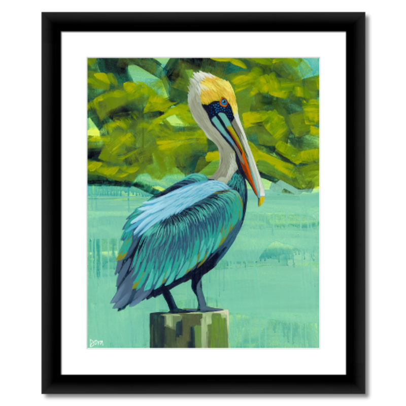 Preview of Paper Print in Black Frame