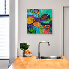 Load image into Gallery viewer, Carnival Coast - Coral Reef Art by Dora Knuteson