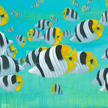 Load image into Gallery viewer, Left side close-up of "Dare to Be Different" by Dora Knuteson