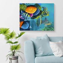 Load image into Gallery viewer, Swimming Starboard, 24" x 30"