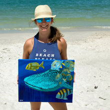 Load image into Gallery viewer, Lead The Way - Whale Shark Art by Dora Knuteson