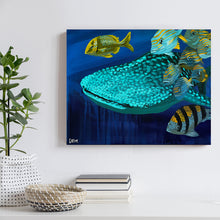 Load image into Gallery viewer, Lead The Way - Whale Shark Art by Dora Knuteson