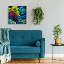 Load image into Gallery viewer, Marine Moonlight - Coral Reef Art by Dora Knuteson