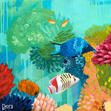 Load image into Gallery viewer, Pool Party, 24" x 48"