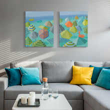 Load image into Gallery viewer, Wall Preview of Seafoam Sands by Dora Knuteson