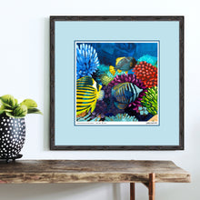 Load image into Gallery viewer, Coral Reef painting by Dora Knuteson to benefit World Oceans Day 2019