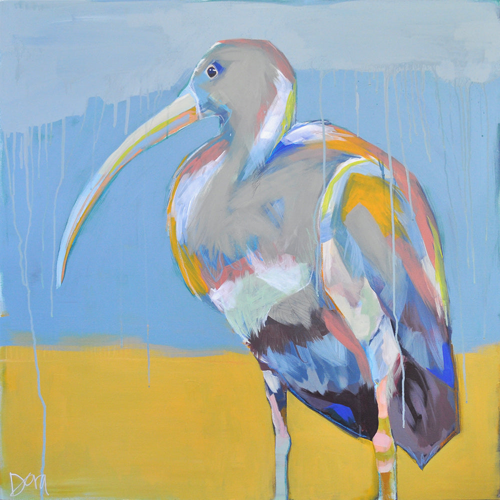Confetti Feathers, 36" x 36"