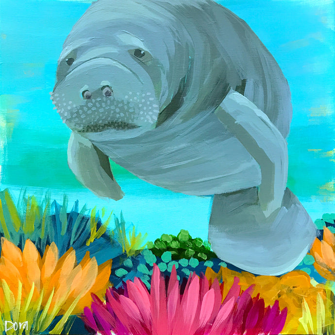 Manatee Study #2 by Dora Knuteson