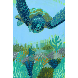 "Sight Sea-ing" Sea Turtle Art by Dora Knuteson