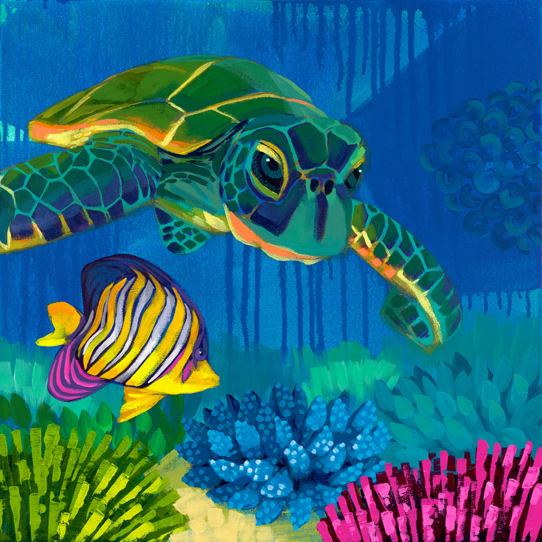 Turtle Reef by Dora Knuteson