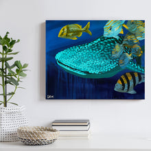 Load image into Gallery viewer, Lead The Way - Whale Shark Art by Dora Knuteson
