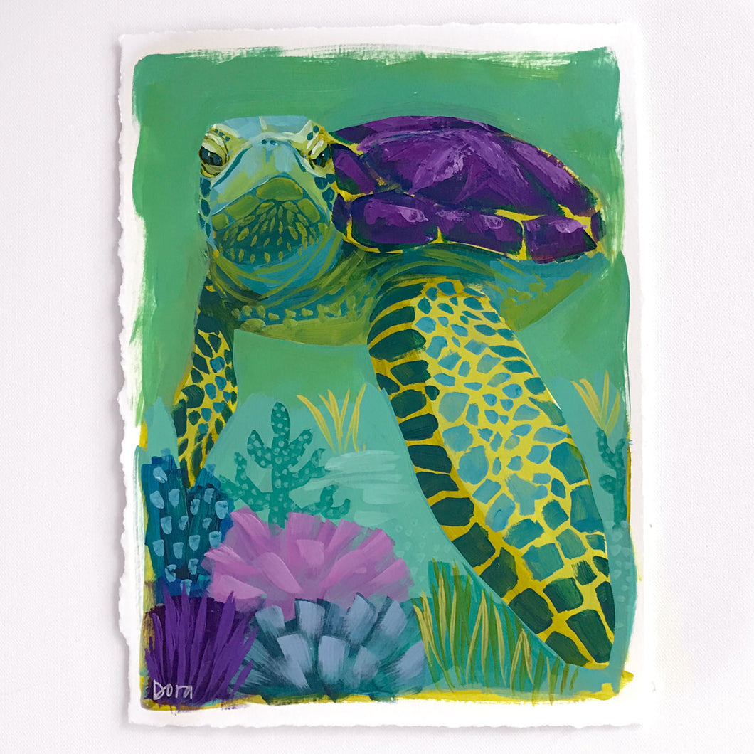Dora Knuteson Sea Turtle Study #6